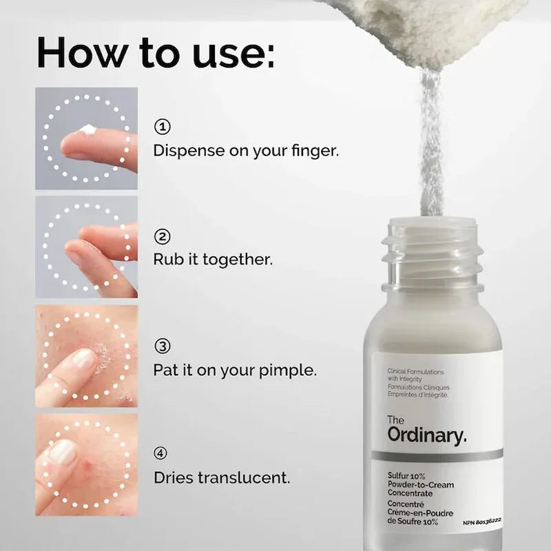 Sulfur 10% Powder-to-Cream Concentrate